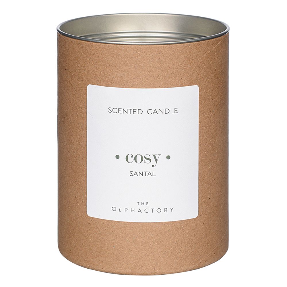 Свеча ароматическая The Olphactory, Cosy, Santal (новая), 40 ч