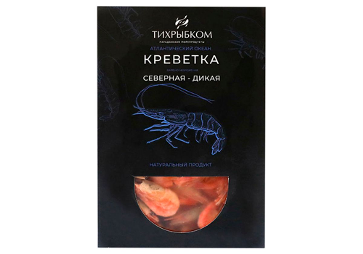 Креветка северная дикая, 400г