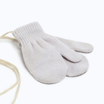 Варежки однослойные "Однотонные", серый, р-р 14 (4-5 лет) 5133456, 1 шт.