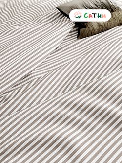 Постельное белье  сатин Milky Garden "Мэри (компаньон)" евро  Наволочка 50x70 см 2 шт  Простынь  240x215 см  Пододеяльник 200x215 см