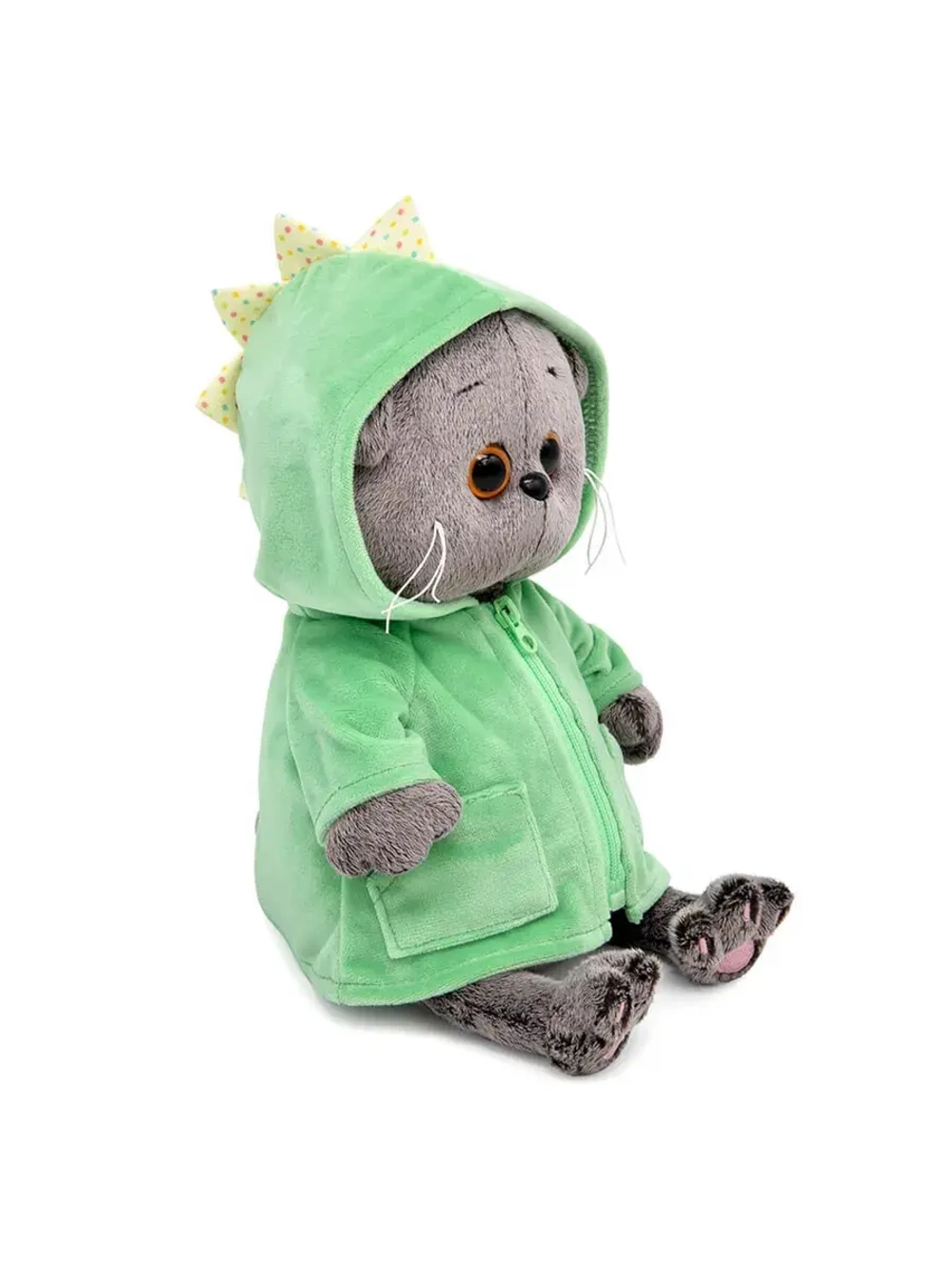 Мягкая игрушка Кот Басик в курточке Дракончик 20 см BB-142