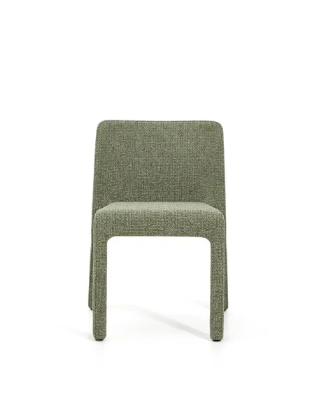 Стул Loria, зелёный шенилл