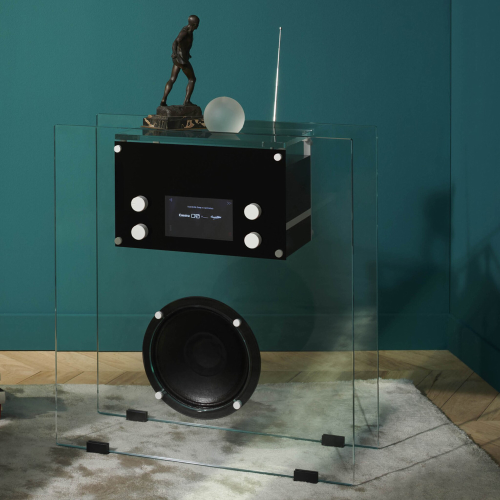 Столик Cassina RADIO IN CRISTALLO