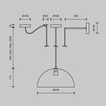 Подвесной светильник Maytoni Basic colors MOD168PL-01W