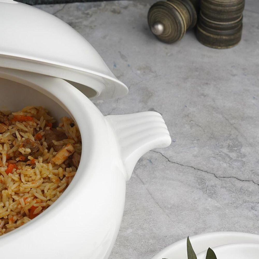 Супница 3 л d 25 см h22 см белая фарфор P.L. Proff Cuisine [1]