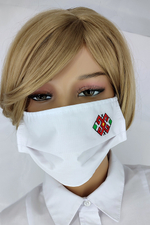 Маска защитная с вышивкой