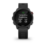 Умные часы Garmin Forerunner 245 Music черные с черным ремешком