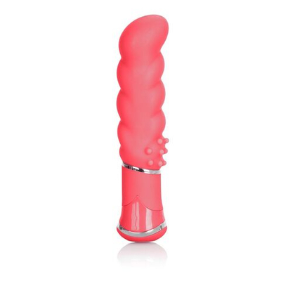 Розовый вибромассажер Power Play Power G - 11,5 см. (Цвет: розовый)