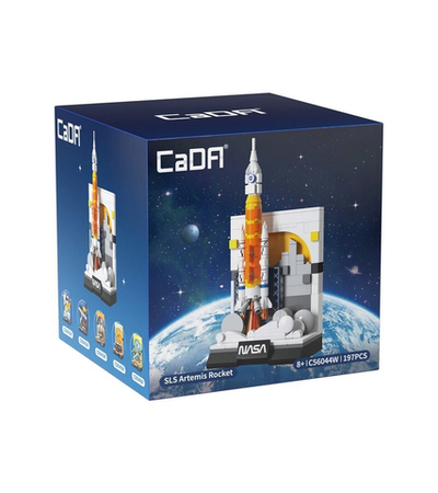Конструктор CaDA NASA сверхтяжелая ракета-носитель SLS Artemis Rocket (197 деталей)