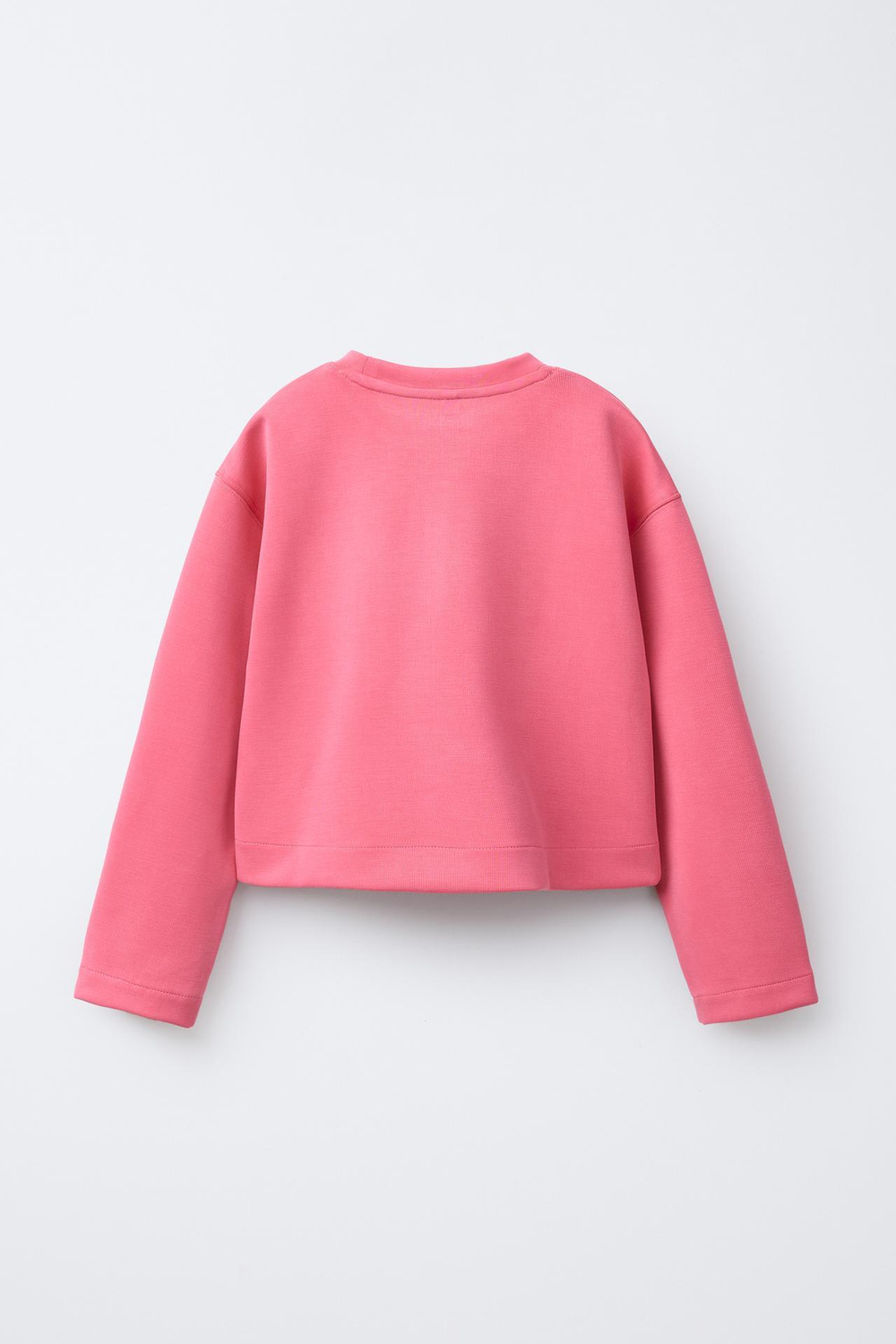 ZARA ХУДИ В СПОРТИВНОМ СТИЛЕ С НАДПИСЬЮ, КОРАЛЛОВЫЙ