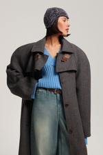 Пальто реглан миди