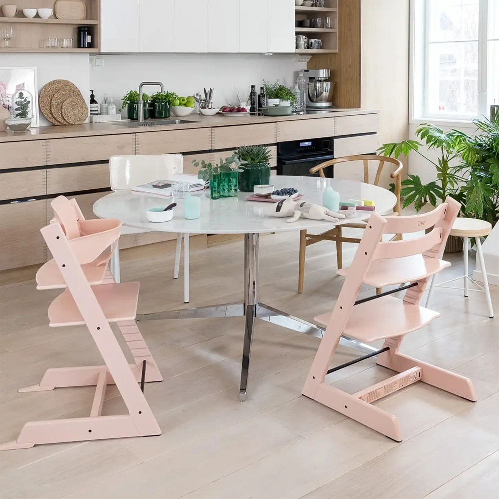 Стульчик для кормления Stokke Tripp Trapp Бук (Serene Pink)