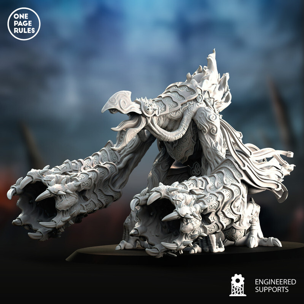 Grand Alliance Chaos Disciples of Tzeentch Exalted Flamer of Tzeentch миниатюра для dnd, днд, pathfinder, фентези, Настольная игра, НРИ, Варгейм, РПГ