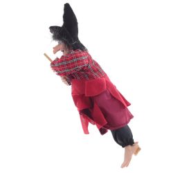 GAEM Игрушка набивная "Баба-яга", L15 W11 H28 см, 3в.