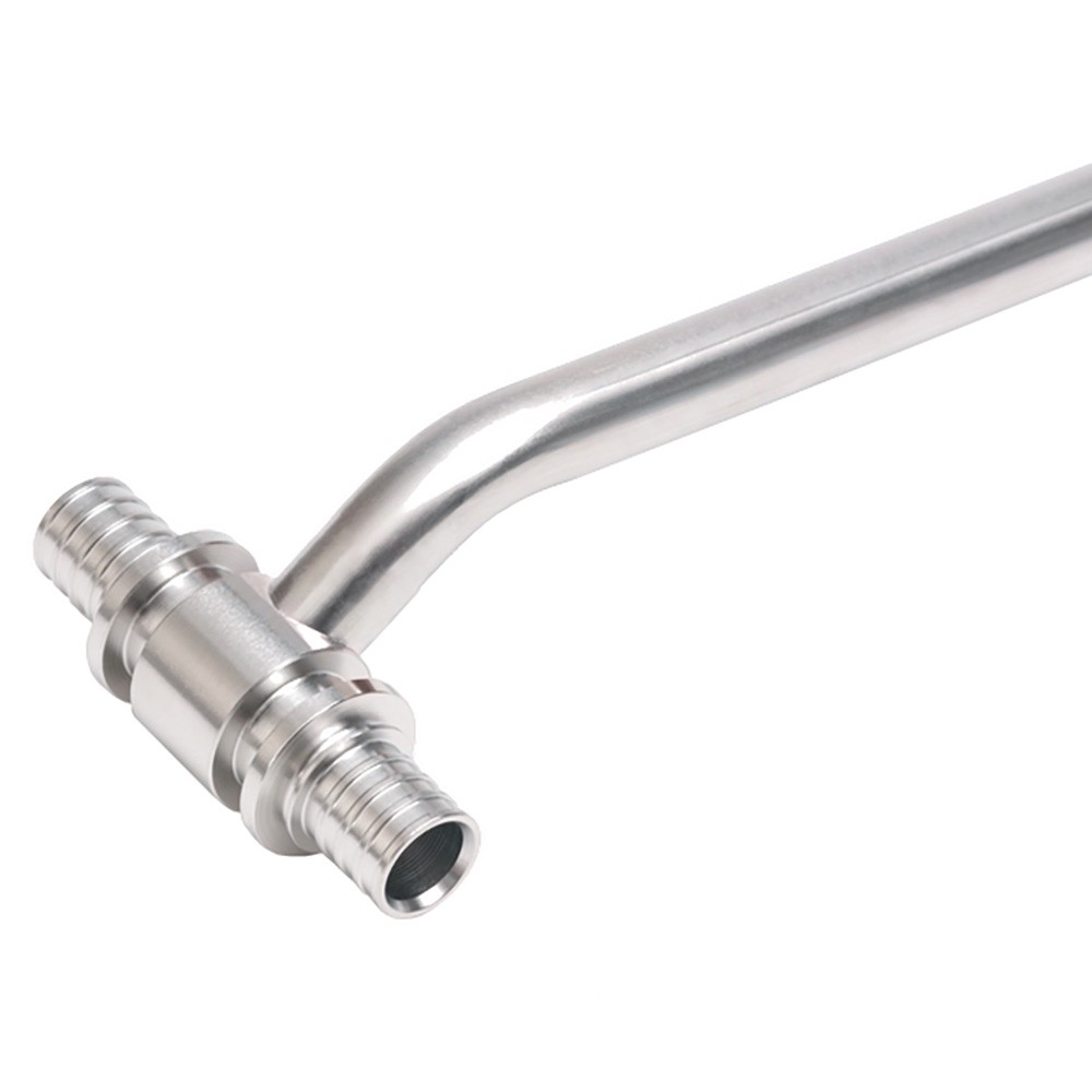 Трубка из нержавеющей стали REHAU для подключения радиатора, Т-образная 16/250