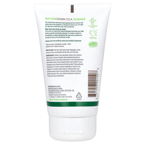 Bulldog Skincare For Men, оригинальный скраб для лица, 125 мл (4,2 жидк. унции)