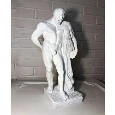 Статуэтка из гипса «Геракл» 47см белый