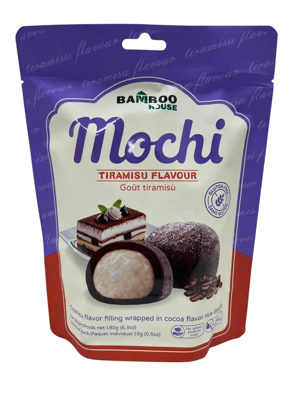 Моти десерт с кремом со вкусом тирамису, 180гр.