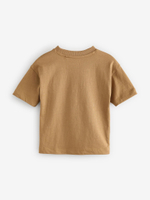 Футболка для мальчика Next E63-194, 3 шт., Песоный, Молочный, Красный