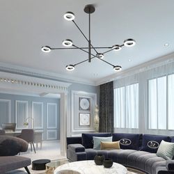 Подвесная Люстра Atissa S 6 D115 Black By Imperiumloft