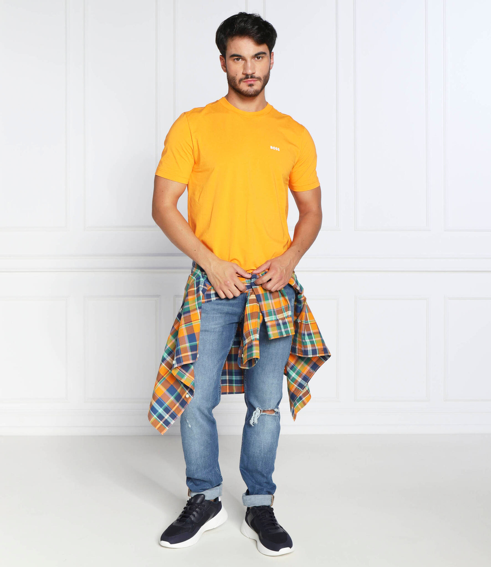 футболка tee BOSS GREEN - оранжевый(50475828)