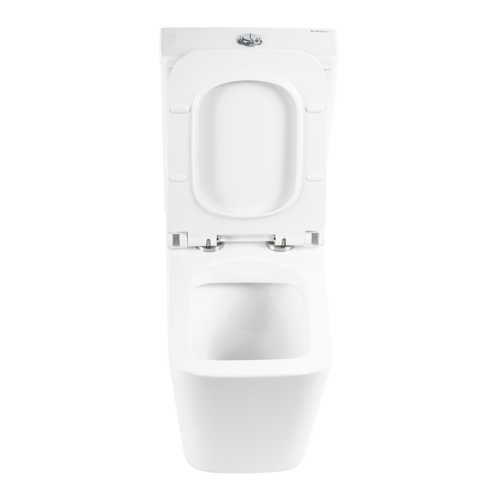 Унитаз-компакт безободковый с сиденьем BelBagno ARDENTE-R BB02093CPR/SC + BB02093T