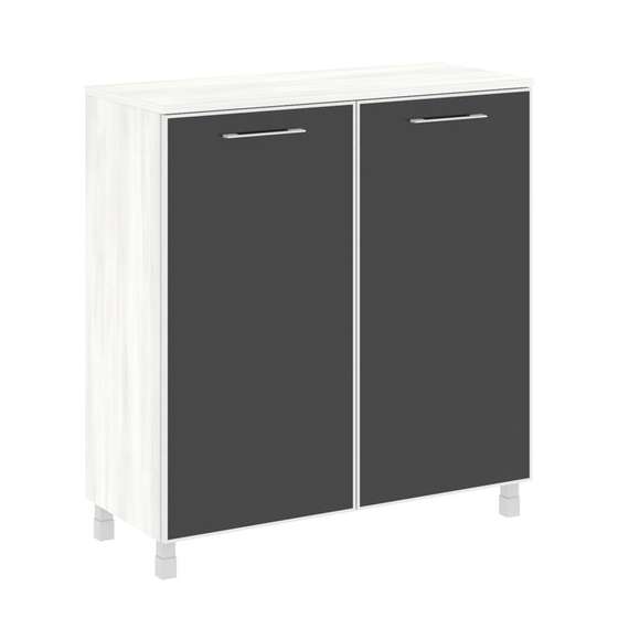 Yalta Шкаф квадратный LT.SD-1.4 R black Снежная Патина/Стекло Black 1098*452*1168