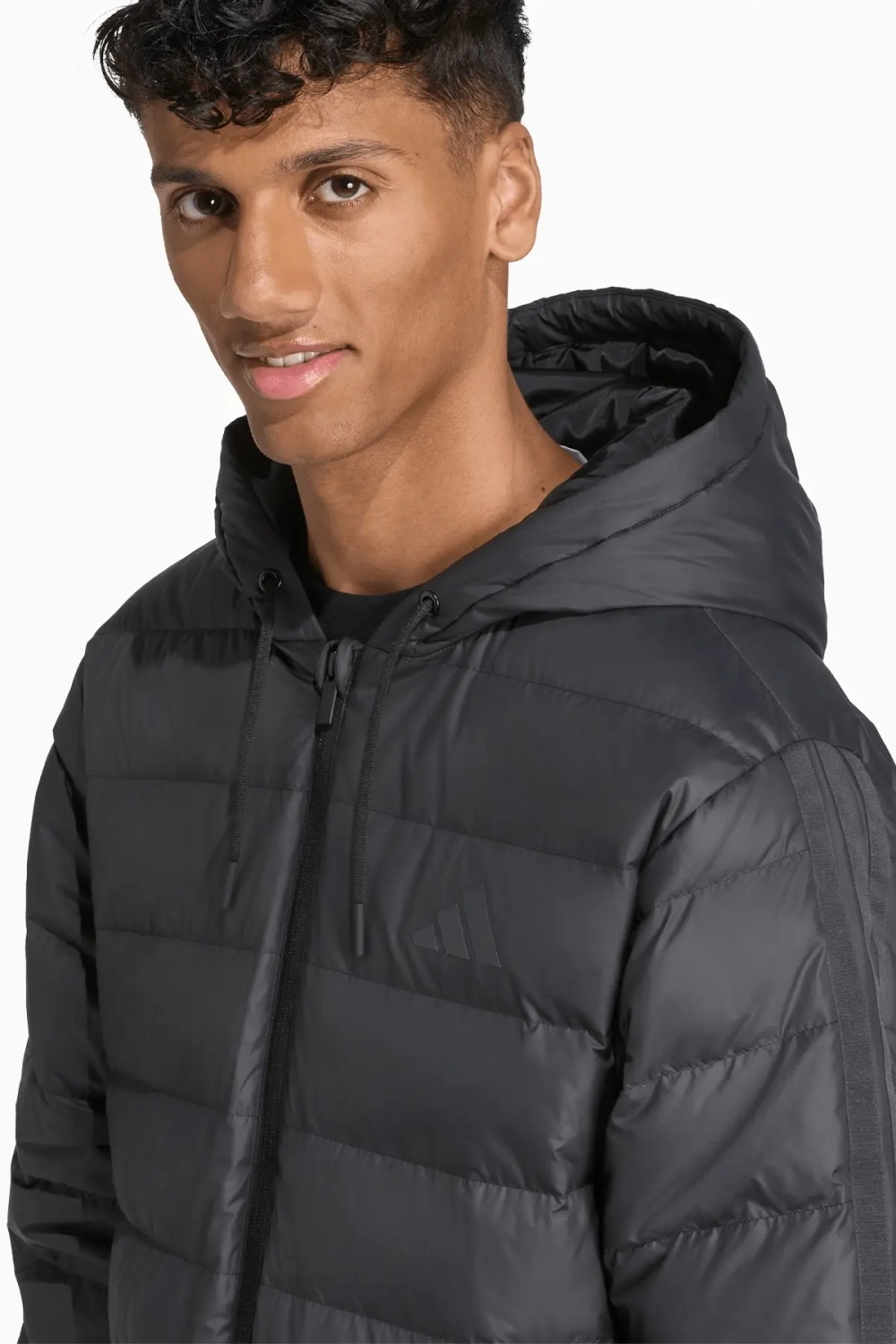 Куртка adidas Essentials CLIMAWARM 3-Stripes Light Down - черный