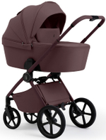 Коляска 4 в 1 Sweet Baby SBL Elegante Pro + автокресло Elegante Plus с базой i-Size ISOFIX DK780 Mokka