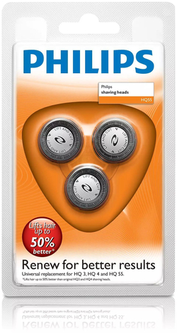 Бритвенные головки Philips HQ55/40