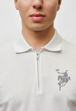 Поло на молнии BATYR WHITE