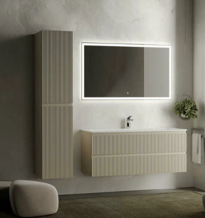 Шкаф-пенал SANCOS Snob R подвесной Beige Soft, 350х350х1650 мм, арт. PSNR35CE