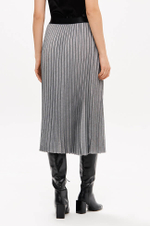 4912 Юбка женская (серо-черный)