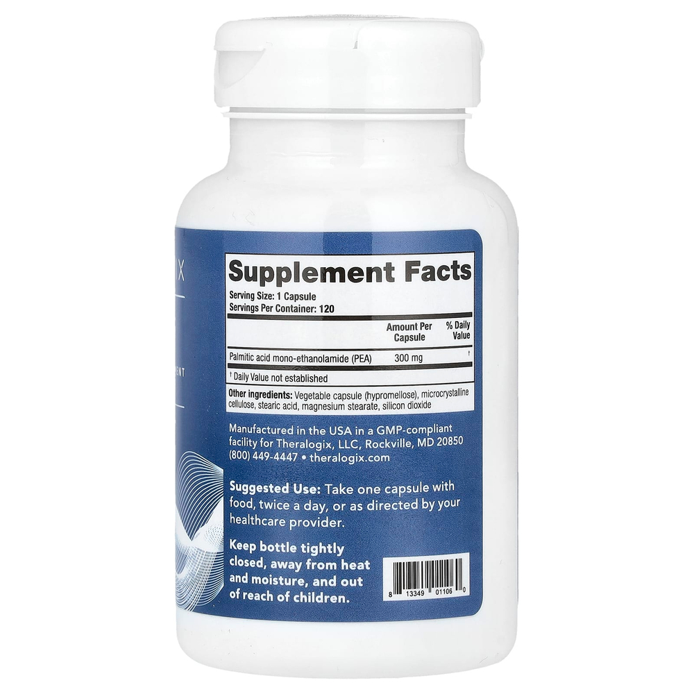 Theralogix, Canabrex, 120 капсул (300 мг на капсулу)
