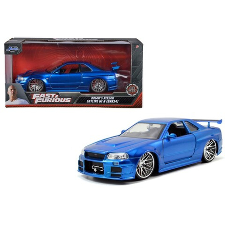 JADA Fast & Furious - Металлическая коллекционная машина 2002 Nissan Skyline 1:24 3971733