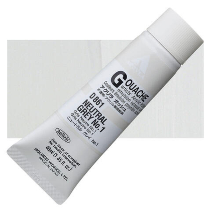 Holbein Acrylic Gouache 40 мл. 861 [А] Neutral Grey #1