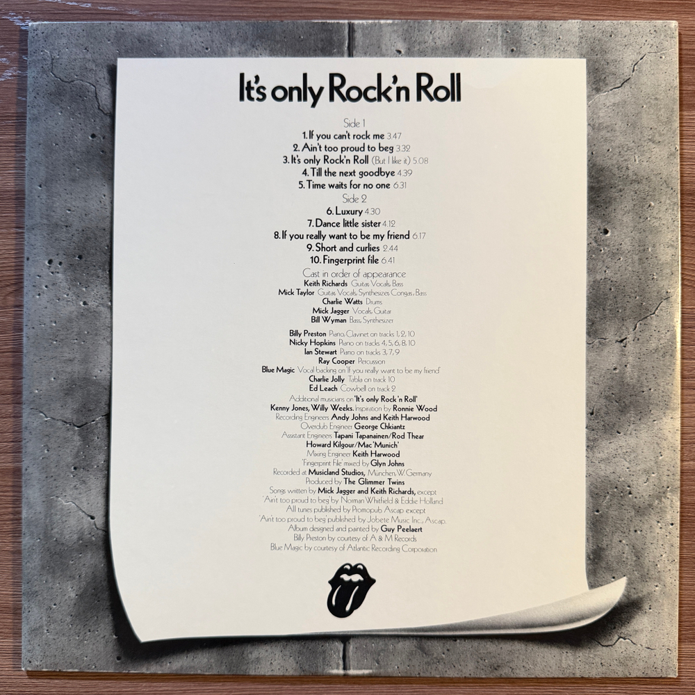 The Rolling Stones ‎– It's Only Rock 'N Roll (США 1974г.)