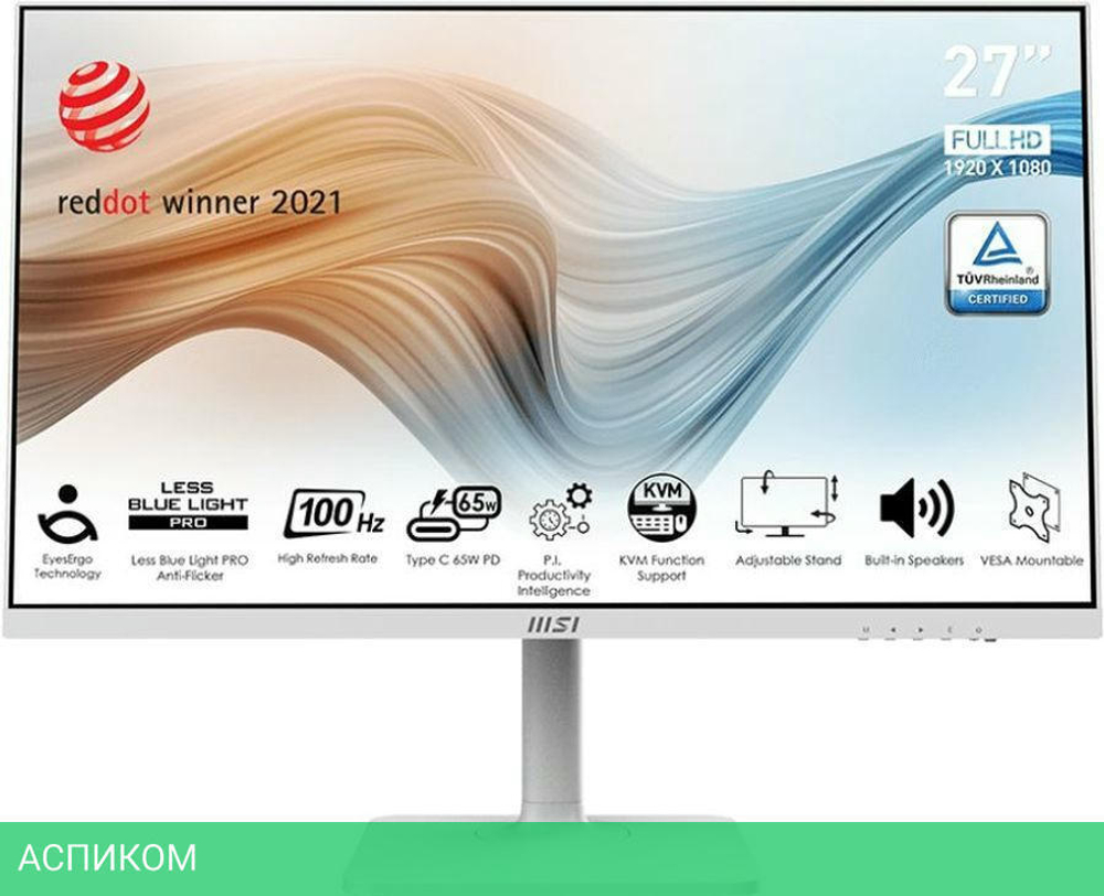 Монитор MSI 27" Modern MD272XPW