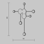 Настенный светодиодный светильник Freya Wonder FR5440WL-L18G