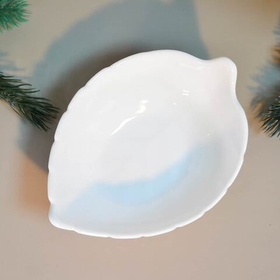 Салатник 14см Листья, опаловое стекло, MILLIMI