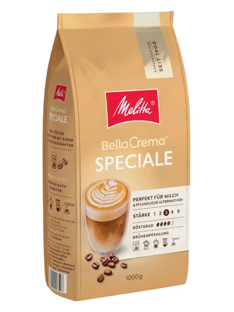 Кофе в зернах Melitta Bella Crema Speciale, 1 кг, 2 шт