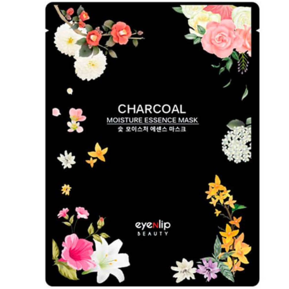 Тканевая маска Eyenlip Charcoal Moisture Essence Mask 25 мл