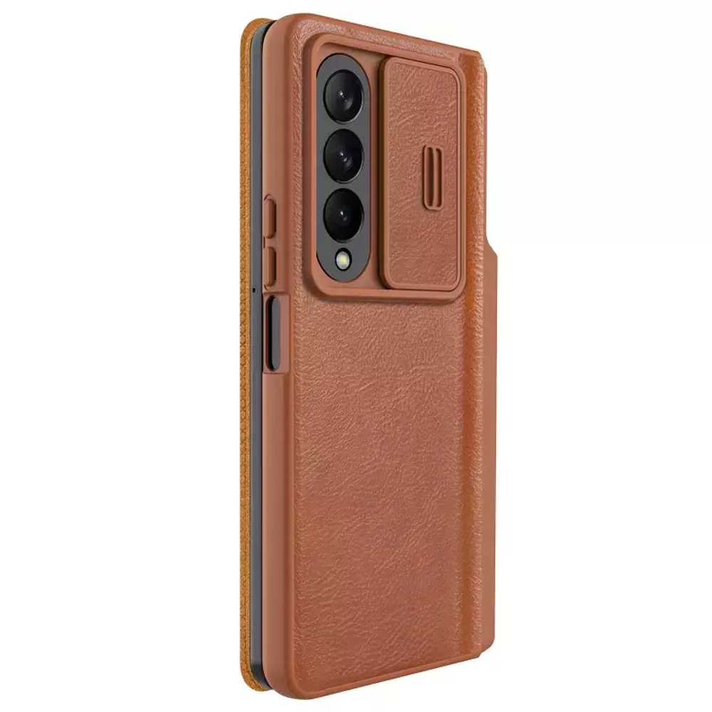 Кожаный чехол-книжка Nillkin Leather Qin Pro для Samsung Galaxy Z Fold 4