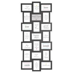 Innova PI03447 фоторамка 21 фото 10*15 Maggiore XV черная, пластик | Innova