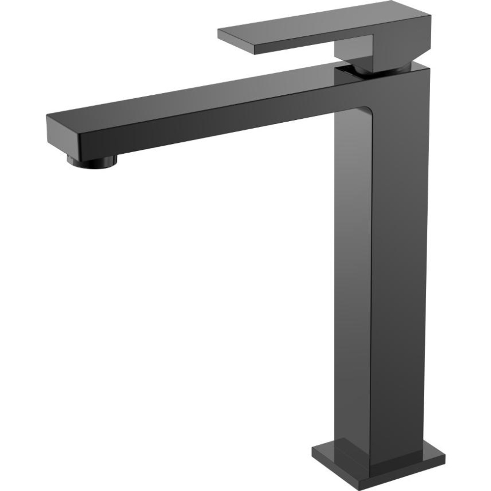 Смеситель для раковины Boheme Qubic 472-SGM shinny gun metal