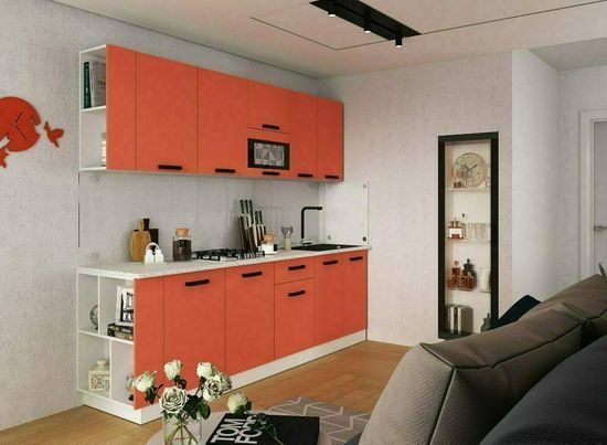 вариант компоновки модульная кухня ОСЛО