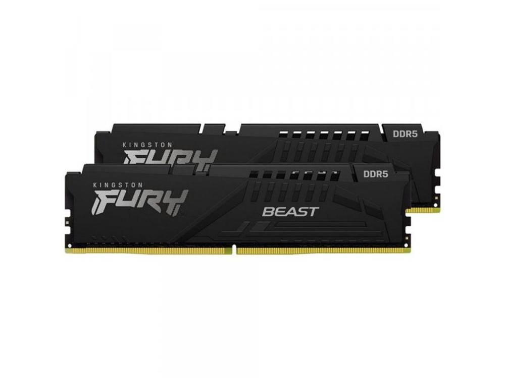 Оперативная память Kingston Fury KF552C40BBK2-32, DDR5 2х 32ГБ 5200 МГц, DIMM, RTL