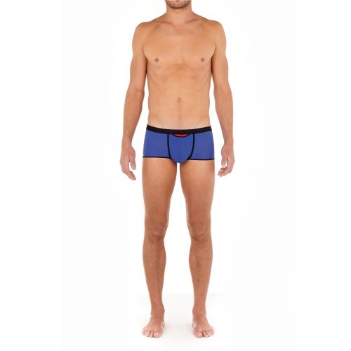 Мужские трусы хипсы синие HOM PLUME UP Trunk HO1 up 402373_4000BI