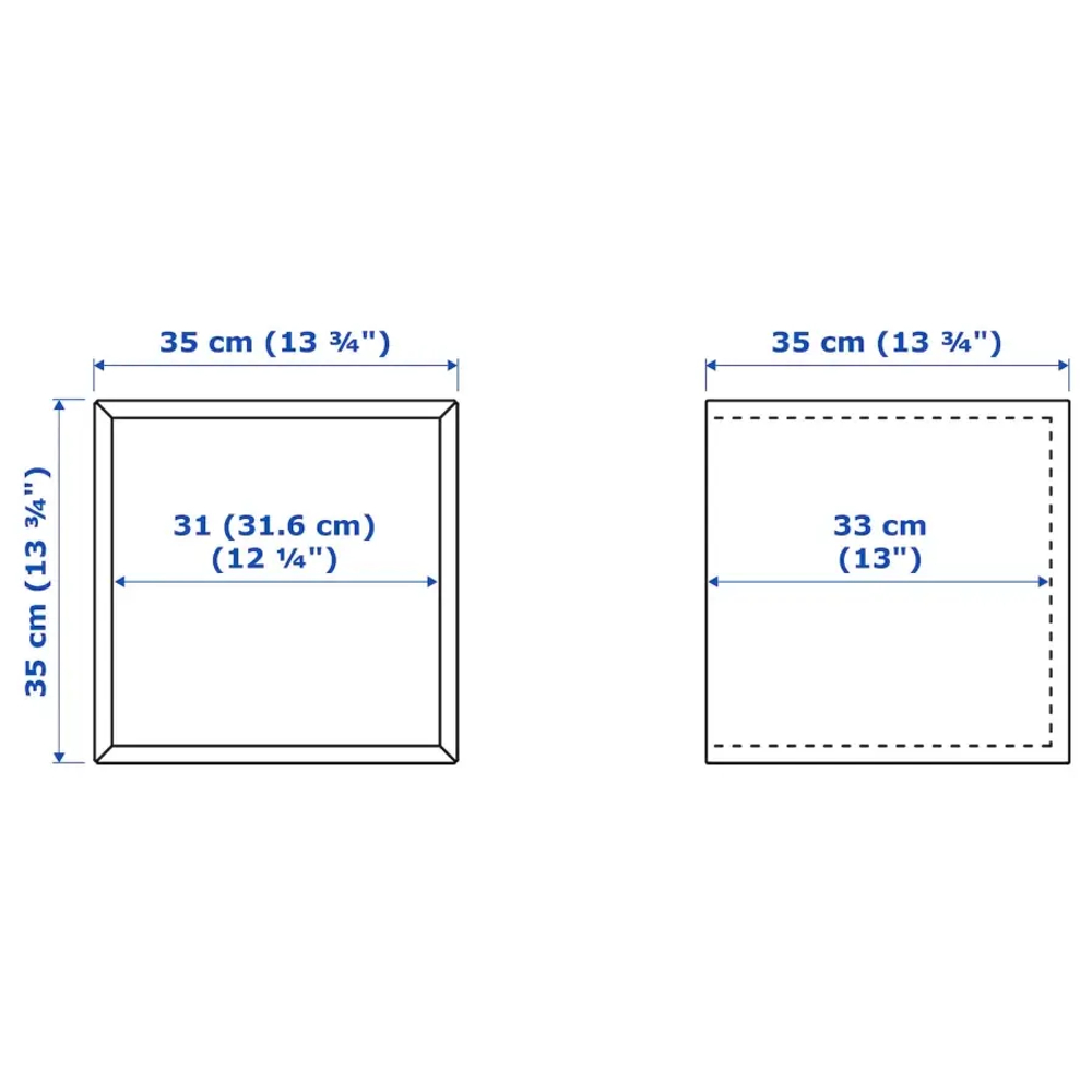 Комбинация навесных шкафов - IKEA EKET, 175x35x210 см, белый, ЭКЕТ ИКЕА