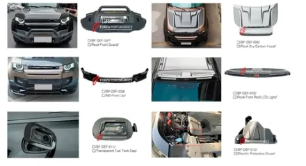 Запчасти для LAND ROVER DEFENDER L663 2019+ Лэнд Ровер Дефендер